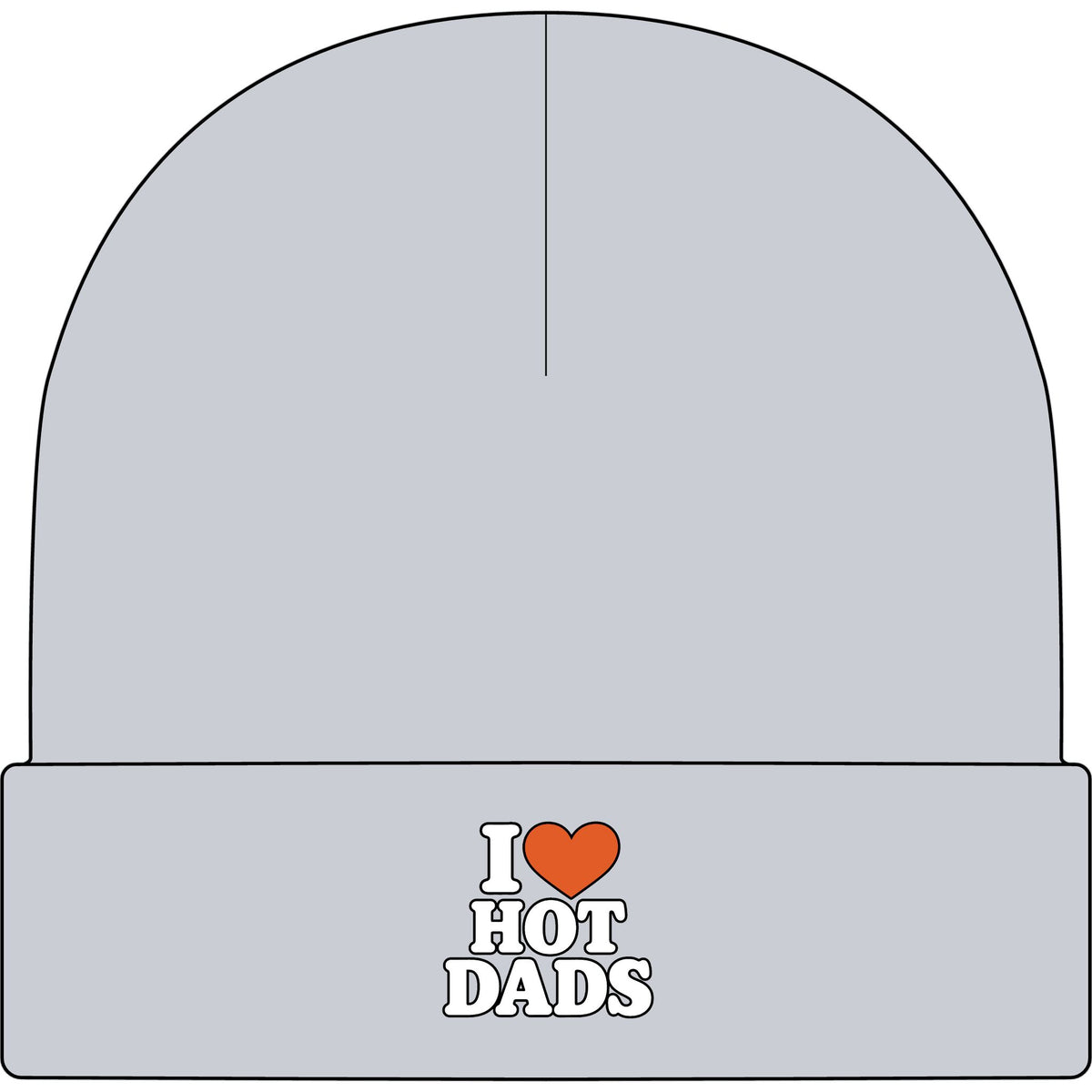 I Love Hot Dads - AS Colour 1107 Cuff Beanie