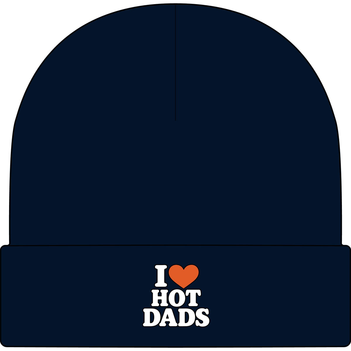 I Love Hot Dads - AS Colour 1107 Cuff Beanie