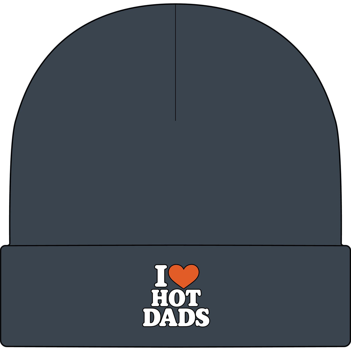 I Love Hot Dads - AS Colour 1107 Cuff Beanie