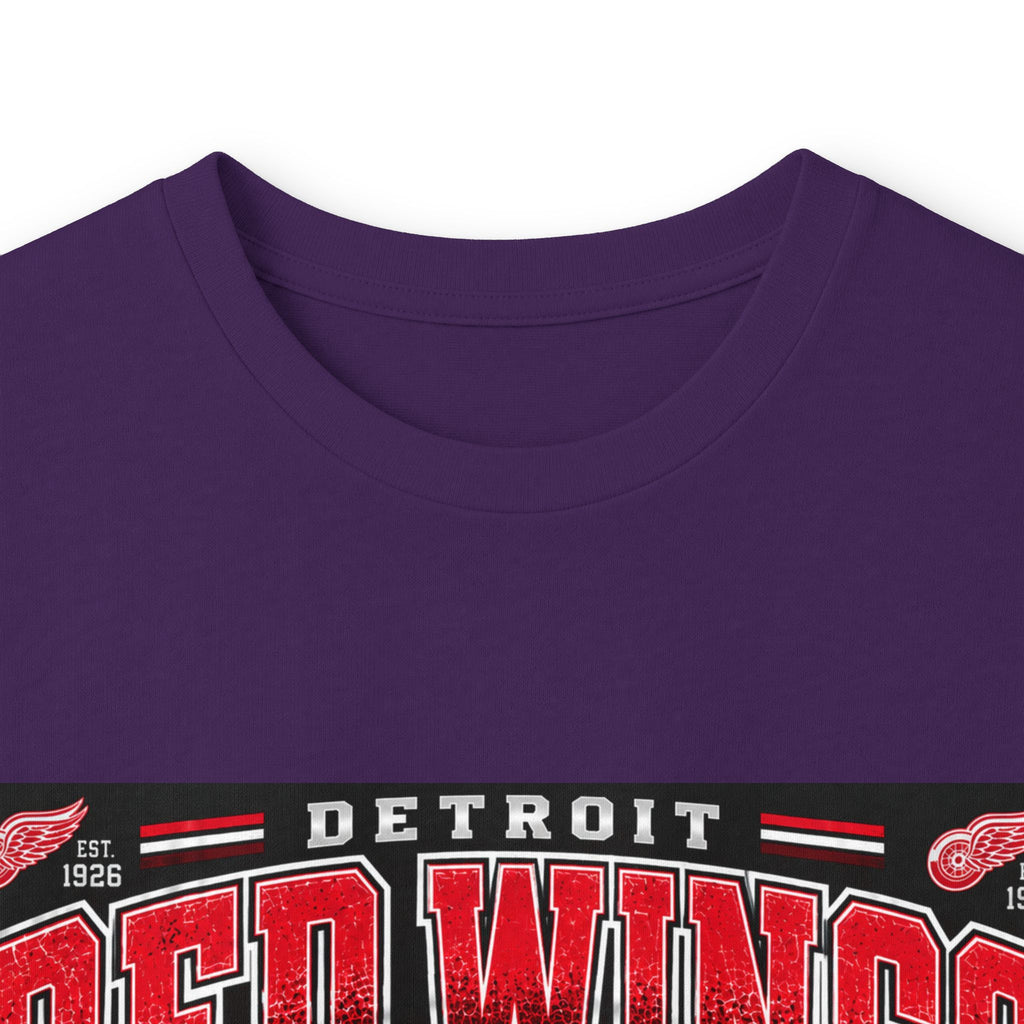 Detroit Red Wings Hockey Skyline - Unisex Ultra Cotton Long Sleeve Tee