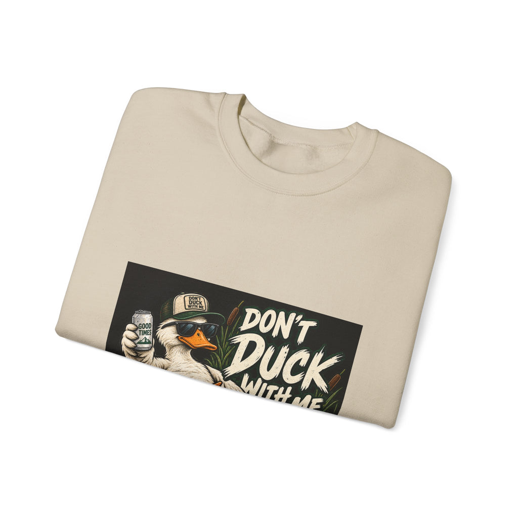 Duck With Me Camo - Crewneck Sweatshirt