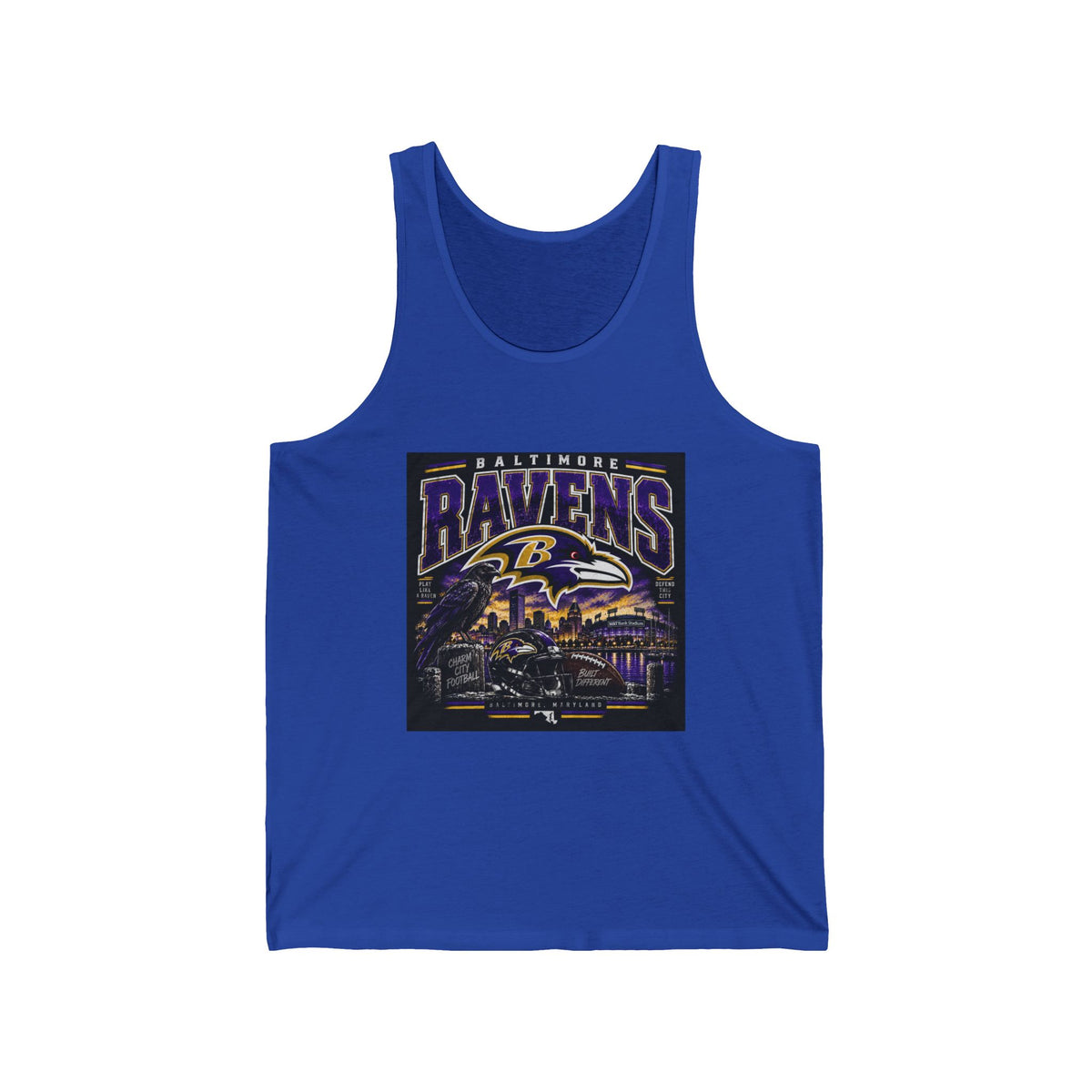 Baltimore Ravens Skyline Tee - Athletic Tank