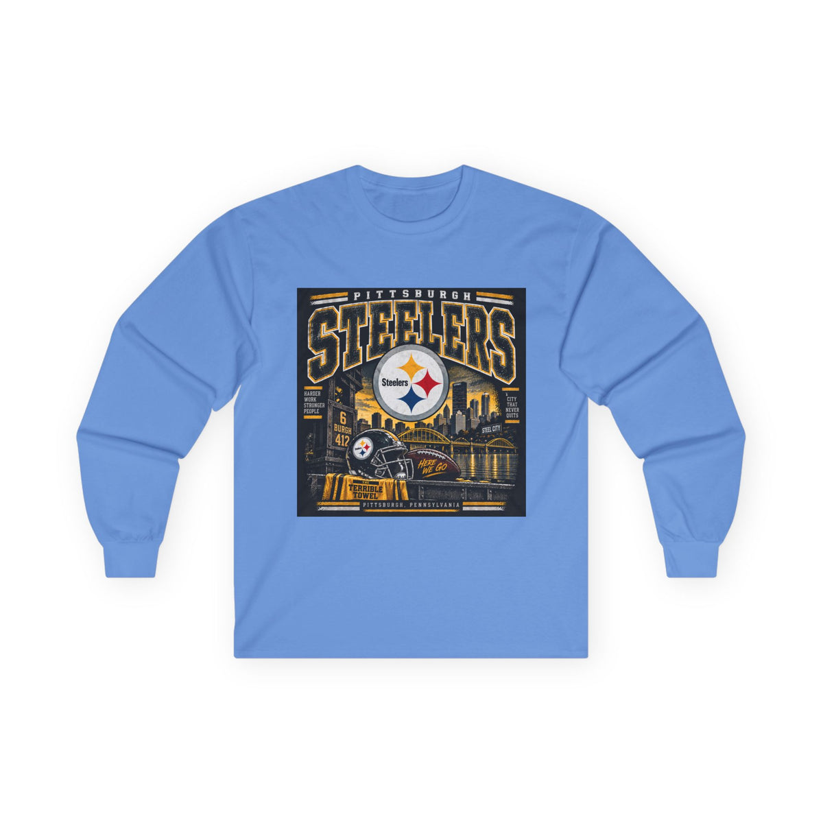 Pittsburgh Steelers Steel City Pride - Unisex Ultra Cotton Long Sleeve Tee