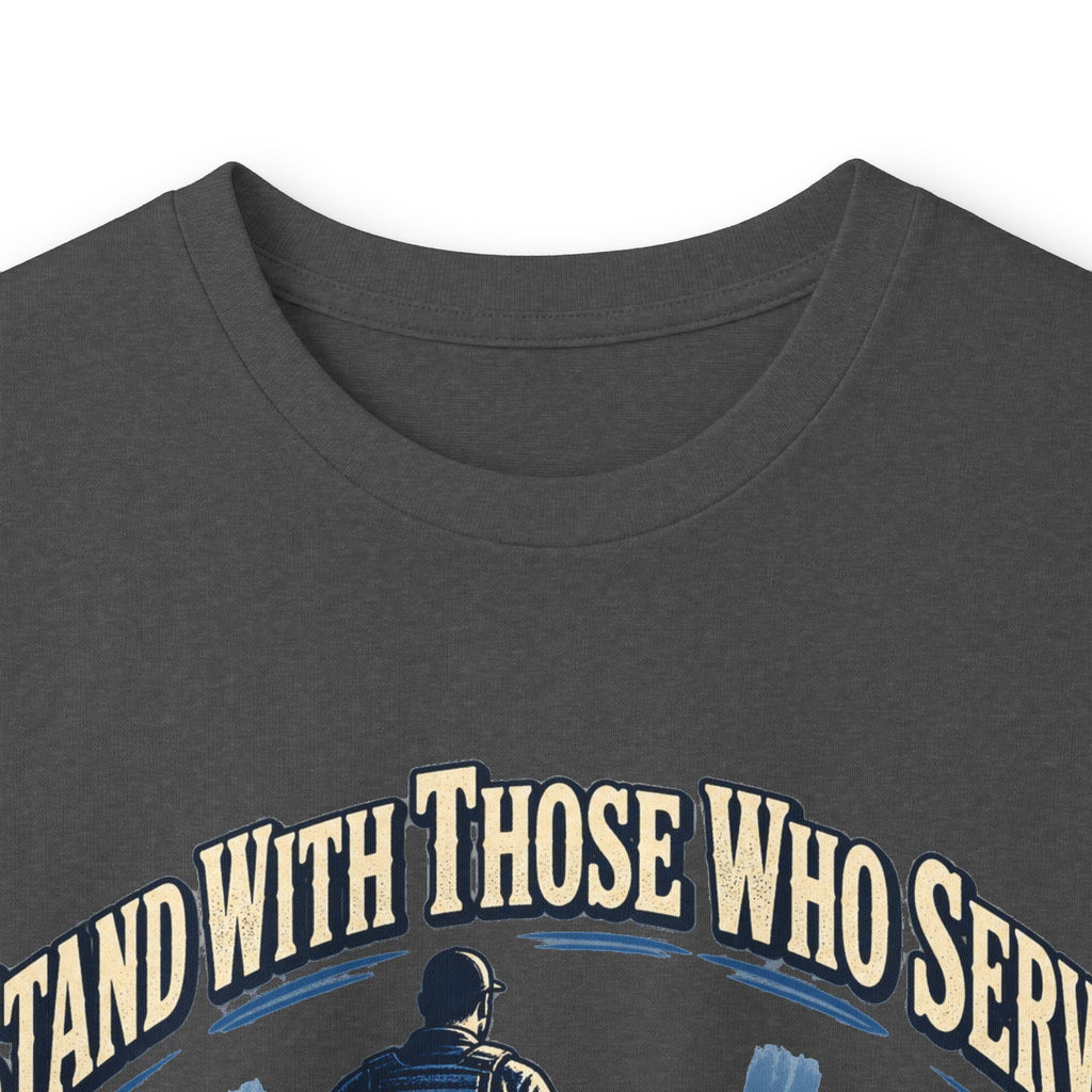 Stand With Those Who Serve Police K9 - Unisex Ultra Cotton Long Sleeve Tee