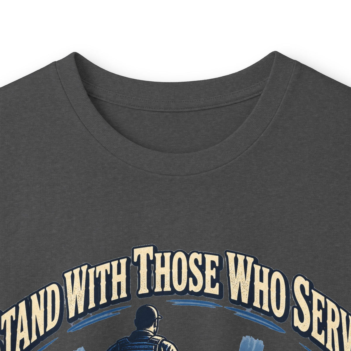 Stand With Those Who Serve Police K9 - Unisex Ultra Cotton Long Sleeve Tee