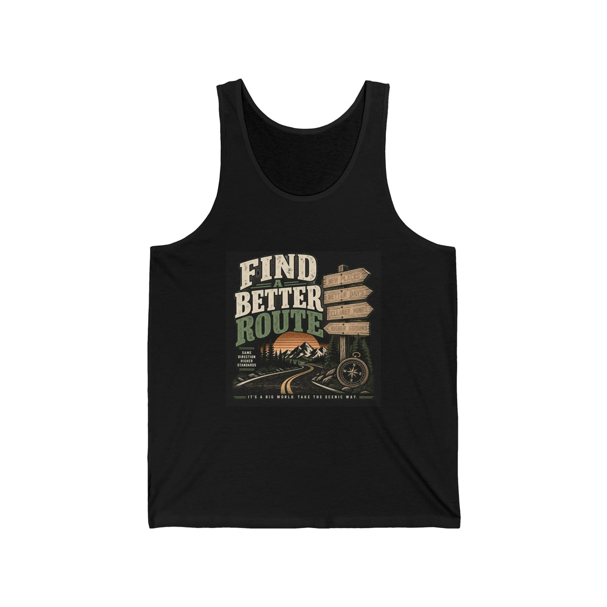 Find A Better Route - Athletic Tank