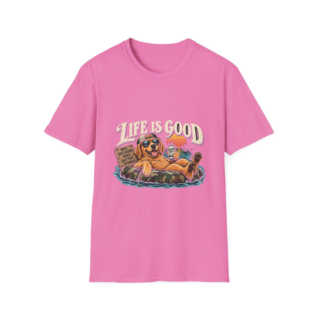Life is Good Floatin' - Classic Tee