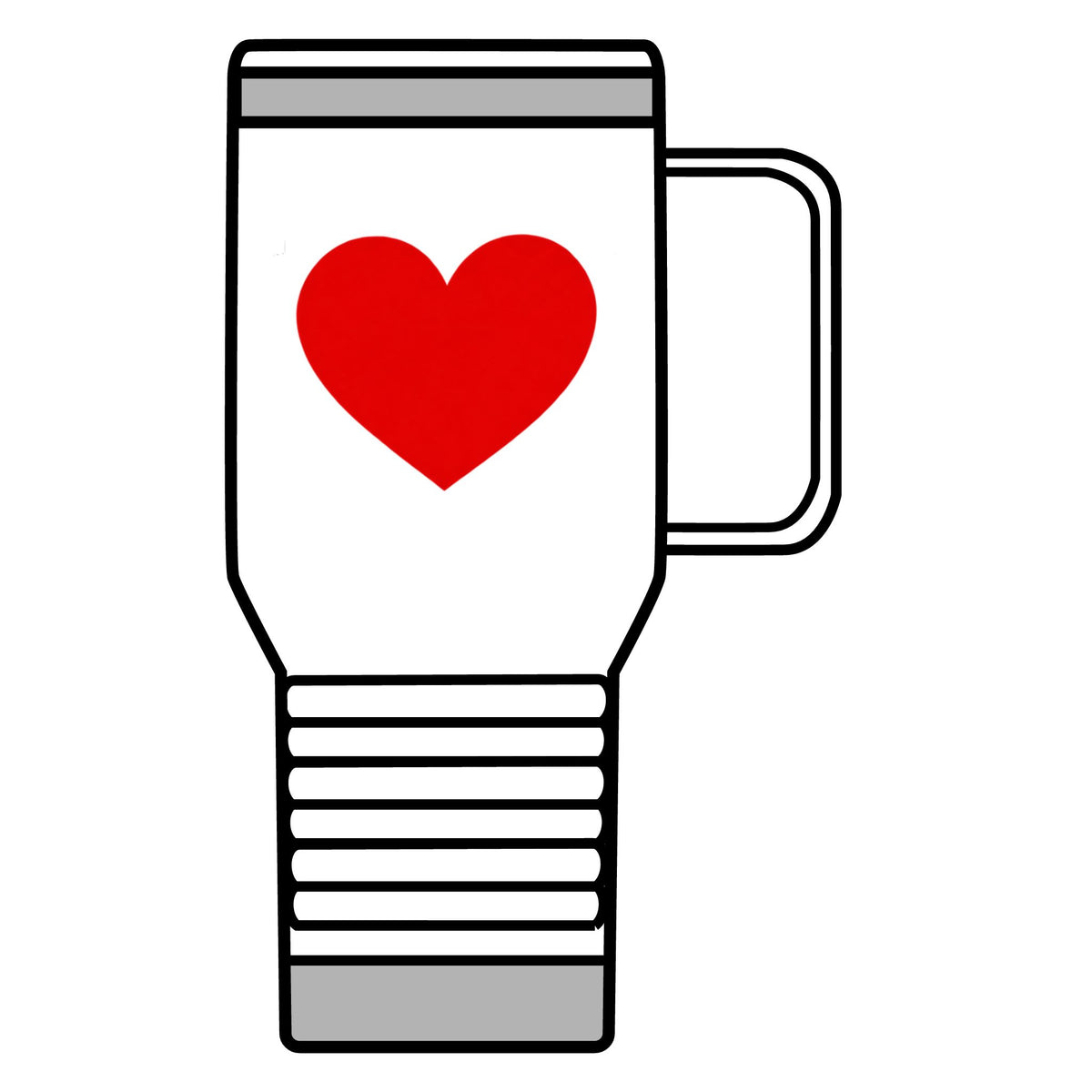Heart - 20oz Insulated Mug