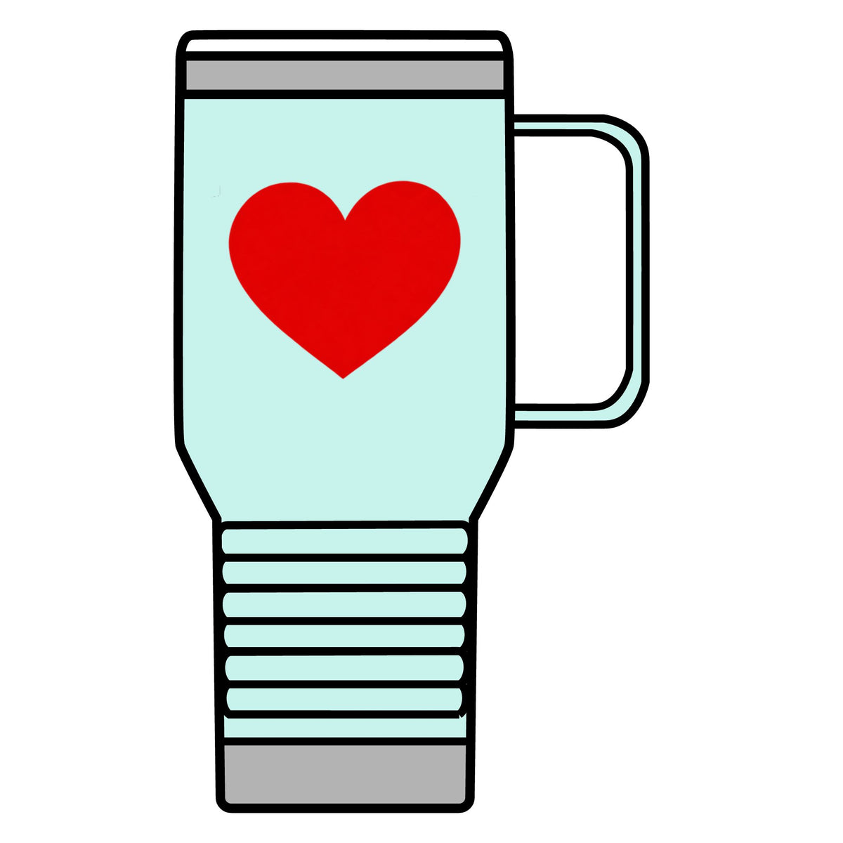 Heart - 20oz Insulated Mug