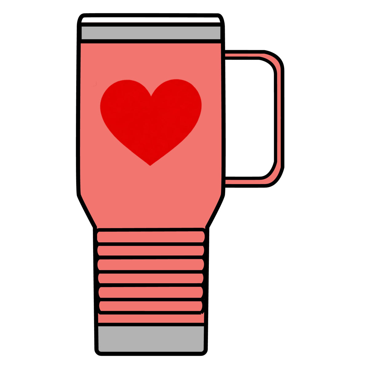 Heart - 20oz Insulated Mug