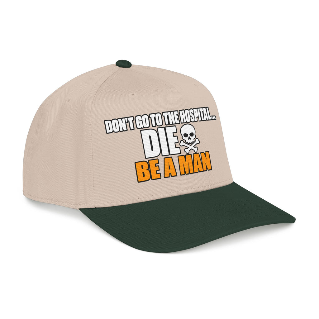 Dont Go to the Hospital - White Outlined - OTTO Baseball Hat