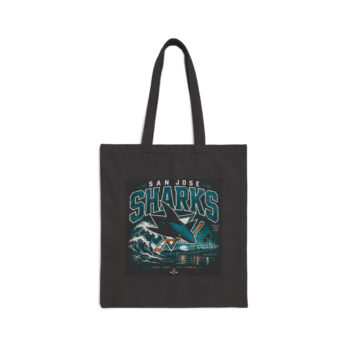 Sharks Wave Hockey Tee - Canvas Tote