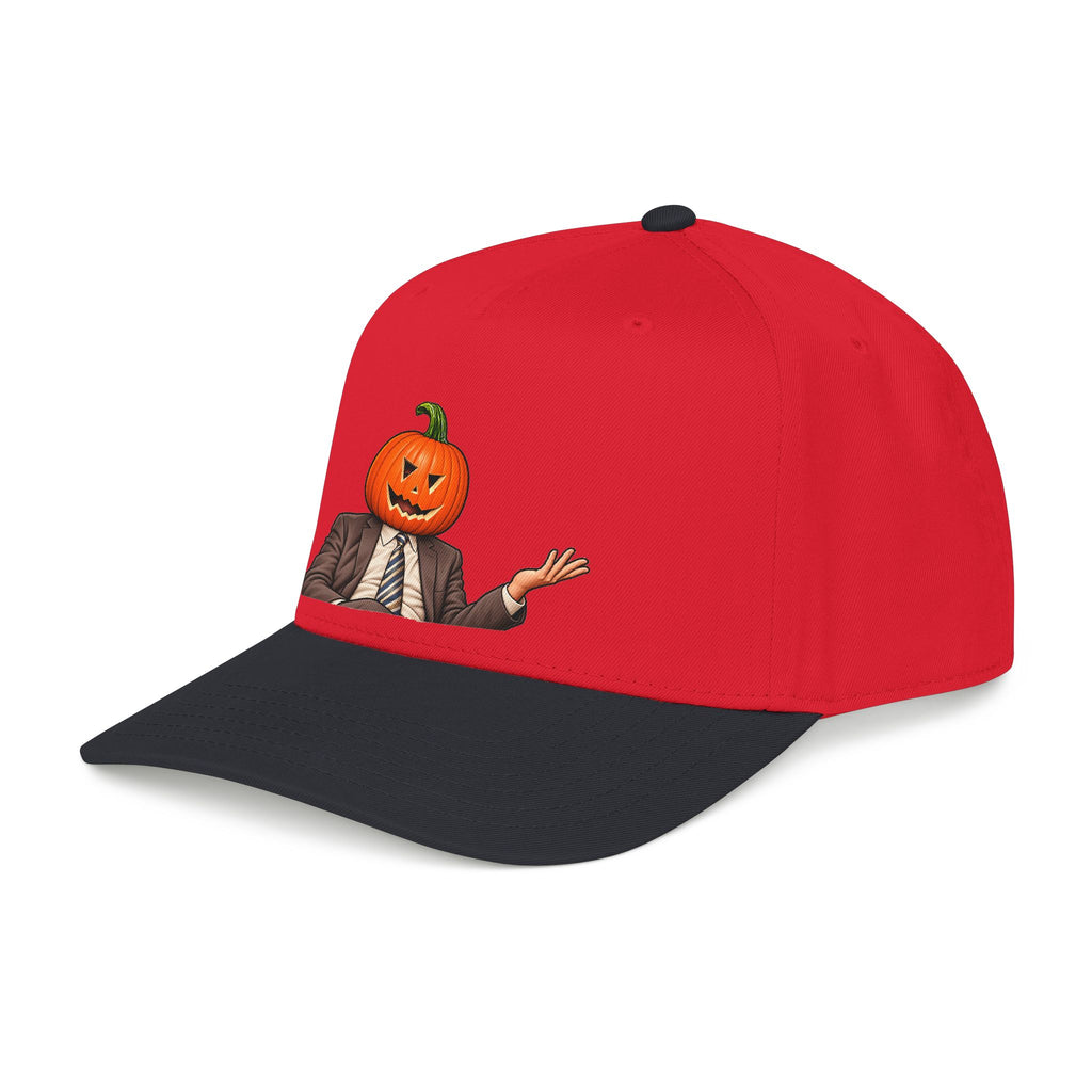 Pumpkin Head Office Cartoon - OTTO Baseball Hat
