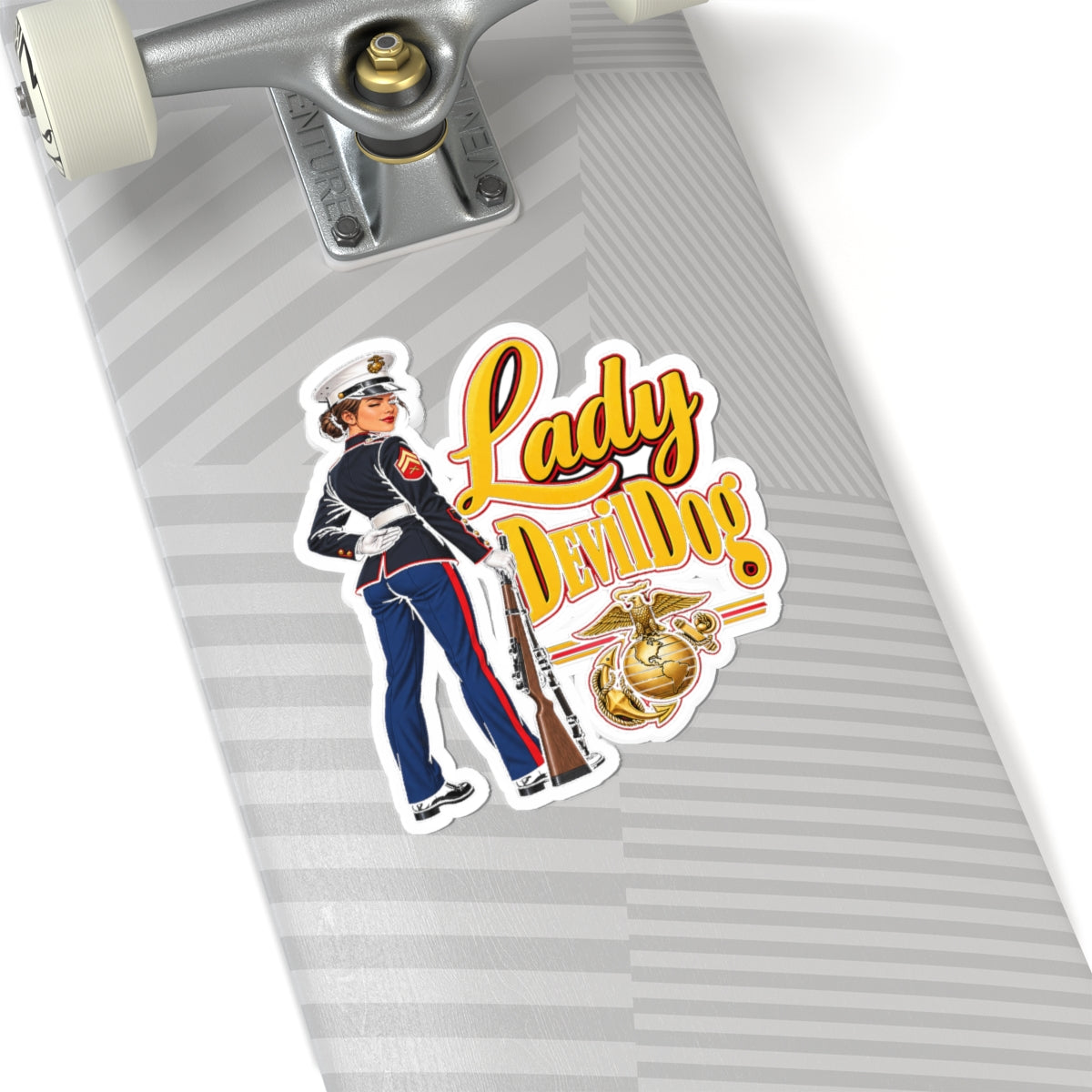 Lady Devil Dog - Kiss-Cut Sticker