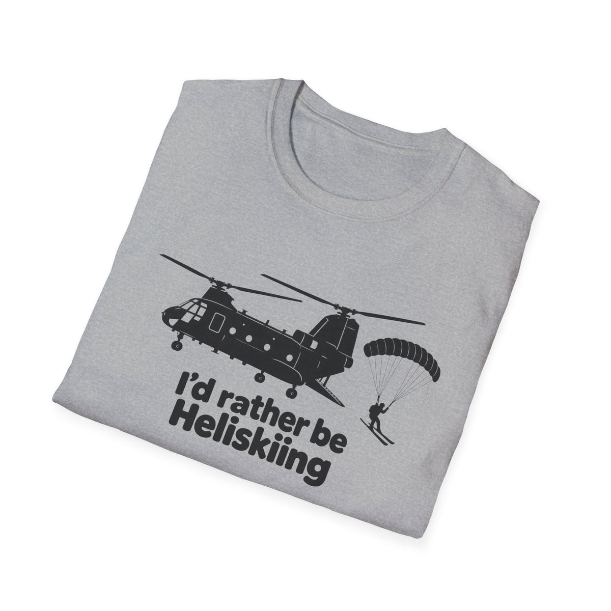 Id Rather Be Heliskiing - Classic Tee