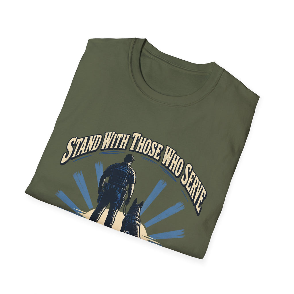 Stand With Those Who Serve Police K9 - Classic Tee