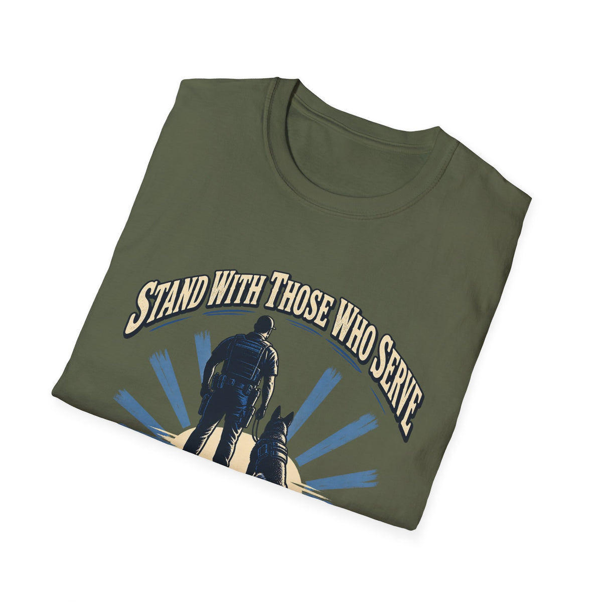 Stand With Those Who Serve Police K9 - Classic Tee