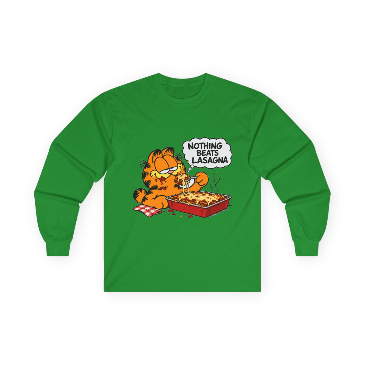 Nothing Beats Lasagna - Unisex Ultra Cotton Long Sleeve Tee