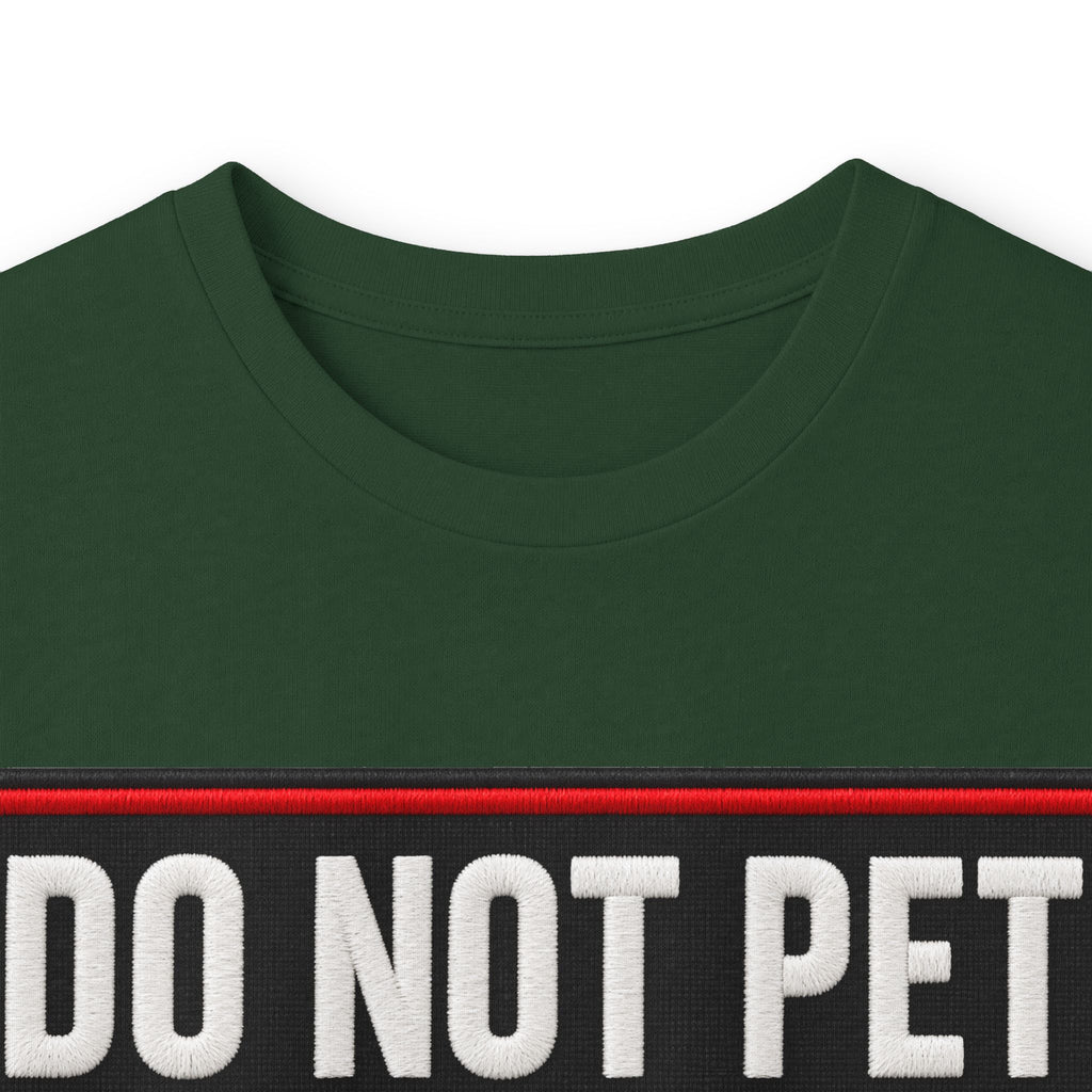 Do Not Pet - Service Dog Patch - Unisex Ultra Cotton Long Sleeve Tee