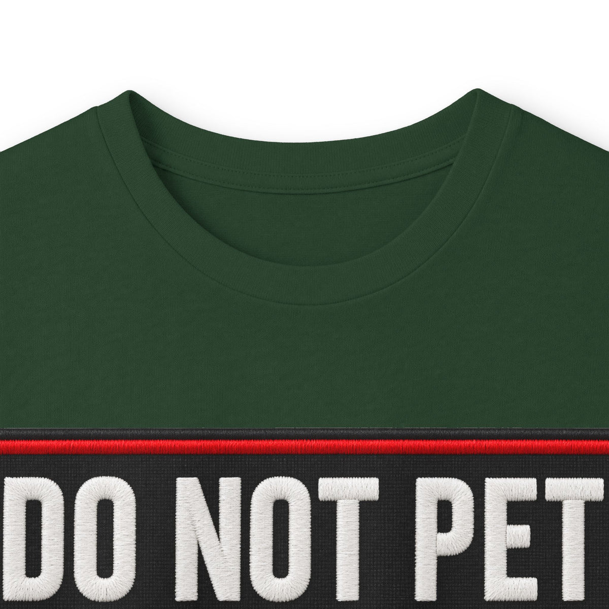 Do Not Pet - Service Dog Patch - Unisex Ultra Cotton Long Sleeve Tee