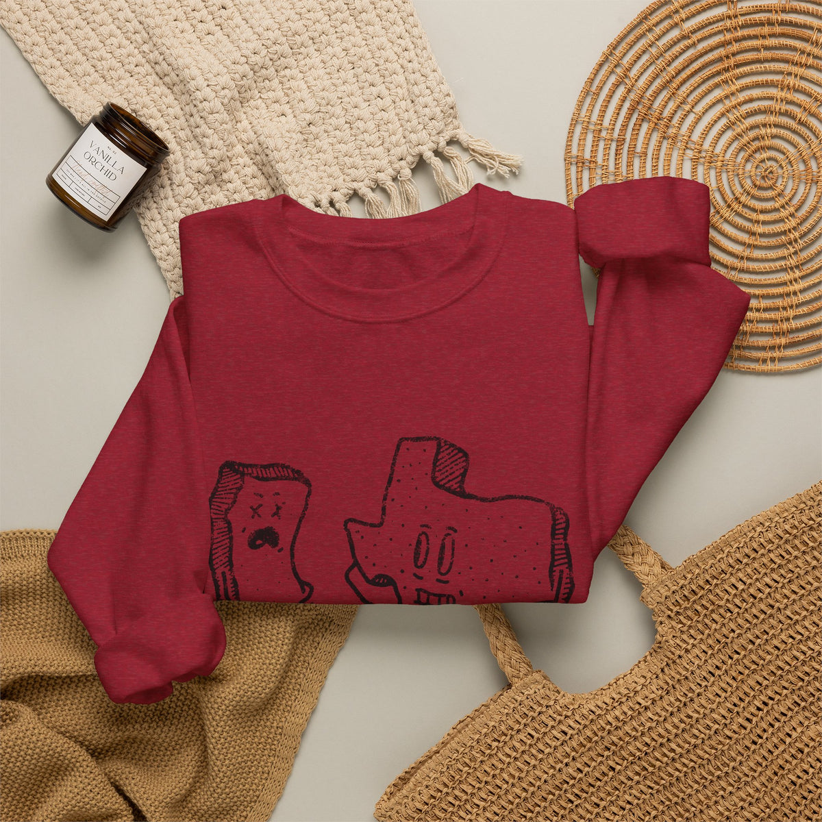 Texas v California - Crewneck Sweatshirt