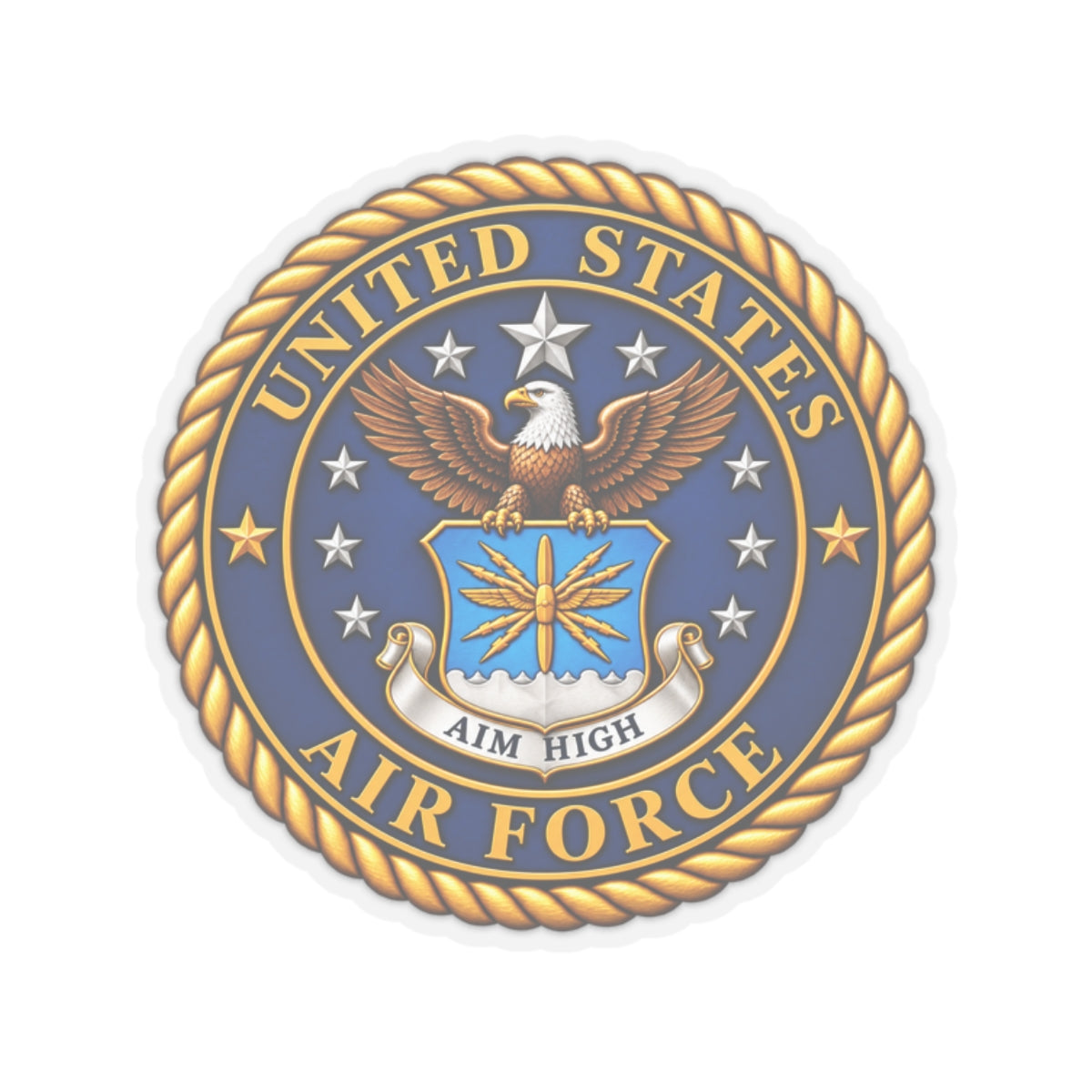 U.S. Air Force Emblem - Kiss-Cut Sticker