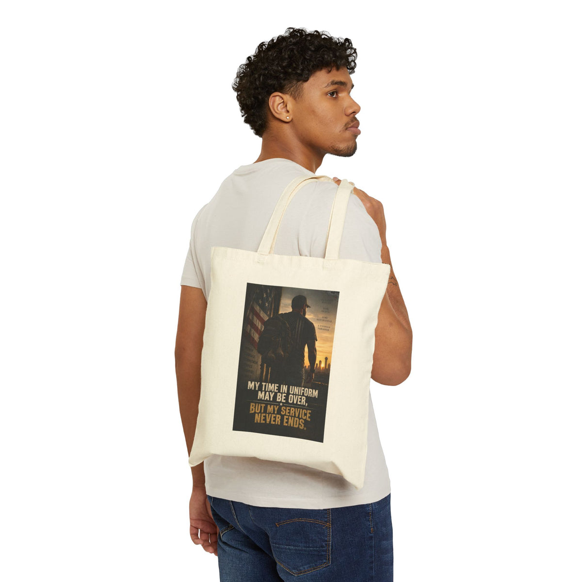 Service Never Ends - Canvas Tote