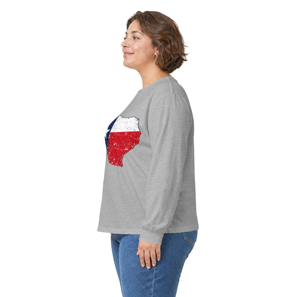Weathered Texas Flag - Unisex Ultra Cotton Long Sleeve Tee