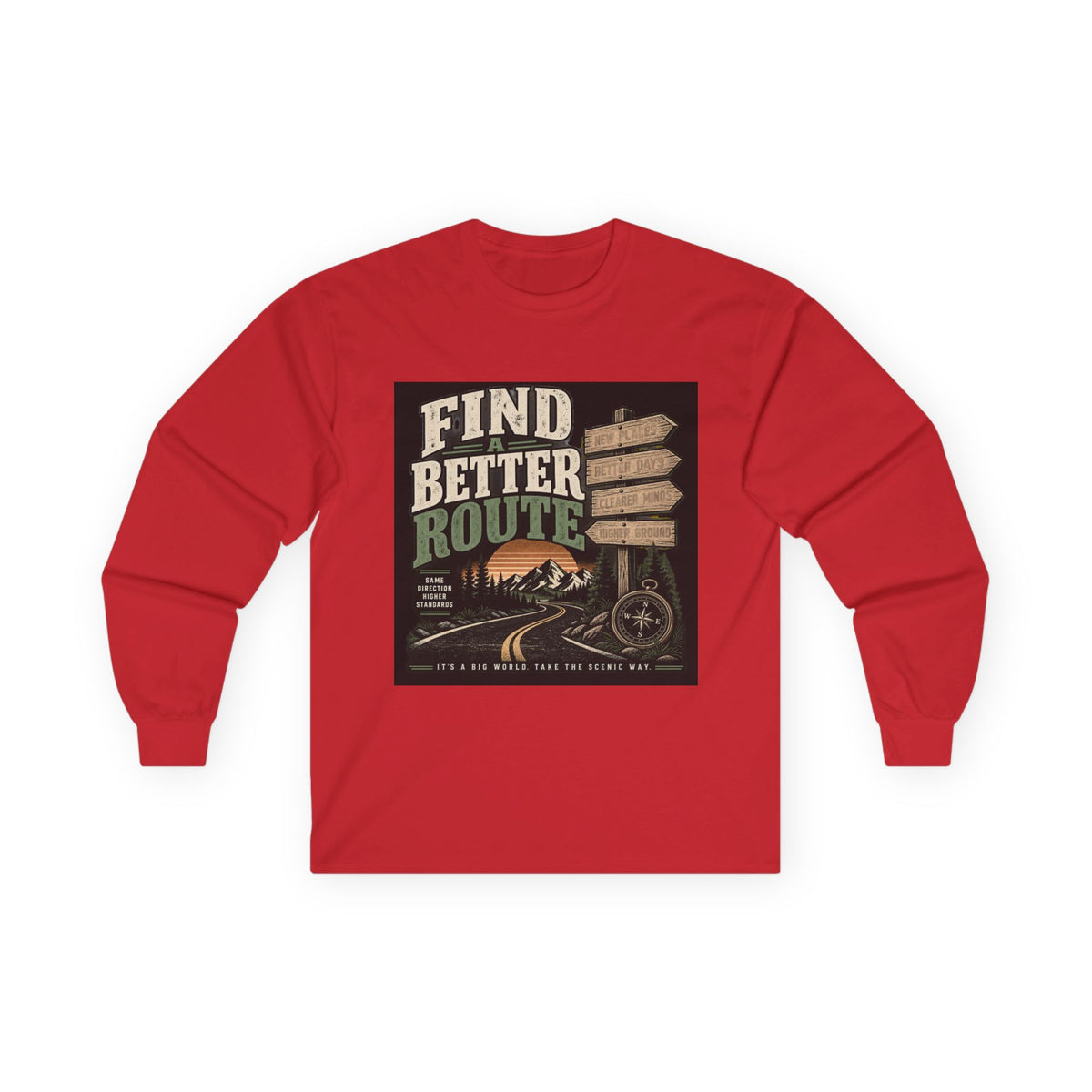Find A Better Route - Unisex Ultra Cotton Long Sleeve Tee