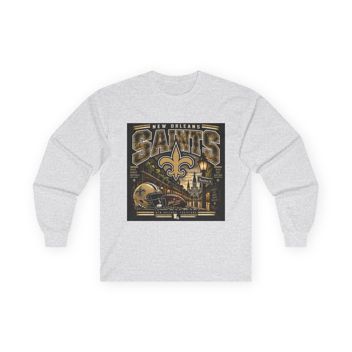 Saints Nation Glory Tee - Unisex Ultra Cotton Long Sleeve Tee