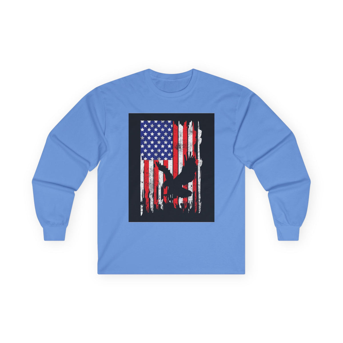 Old Glory Eagle - Unisex Ultra Cotton Long Sleeve Tee