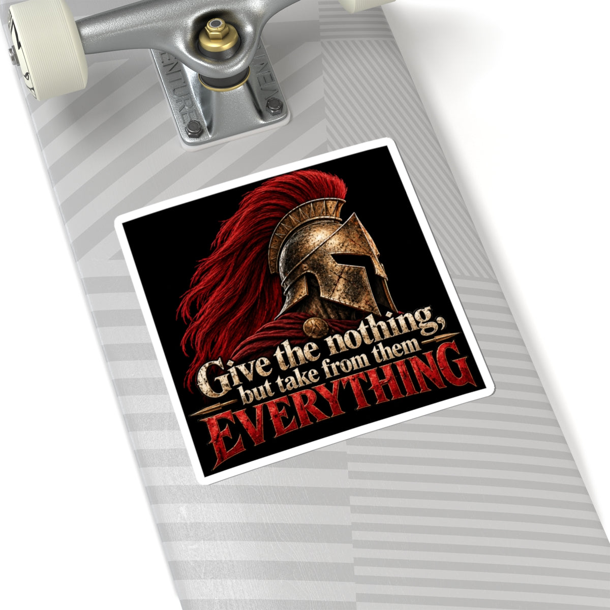 Spartan Helmet - Take Everything - Kiss-Cut Sticker