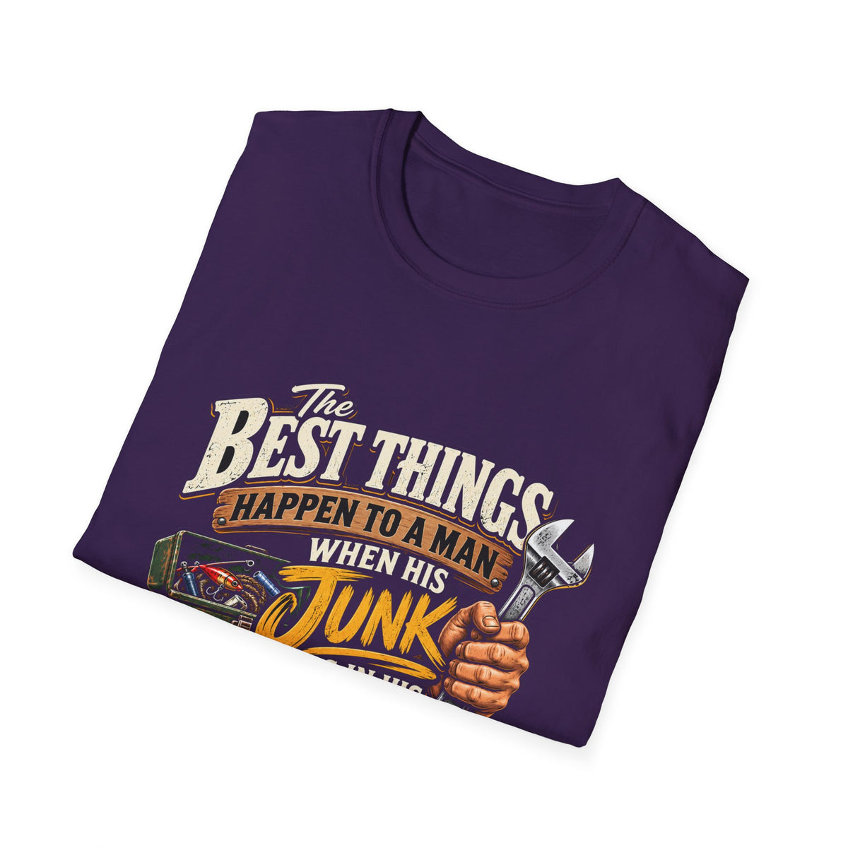 Best Things Happen in a Man's Hand - Classic Tee