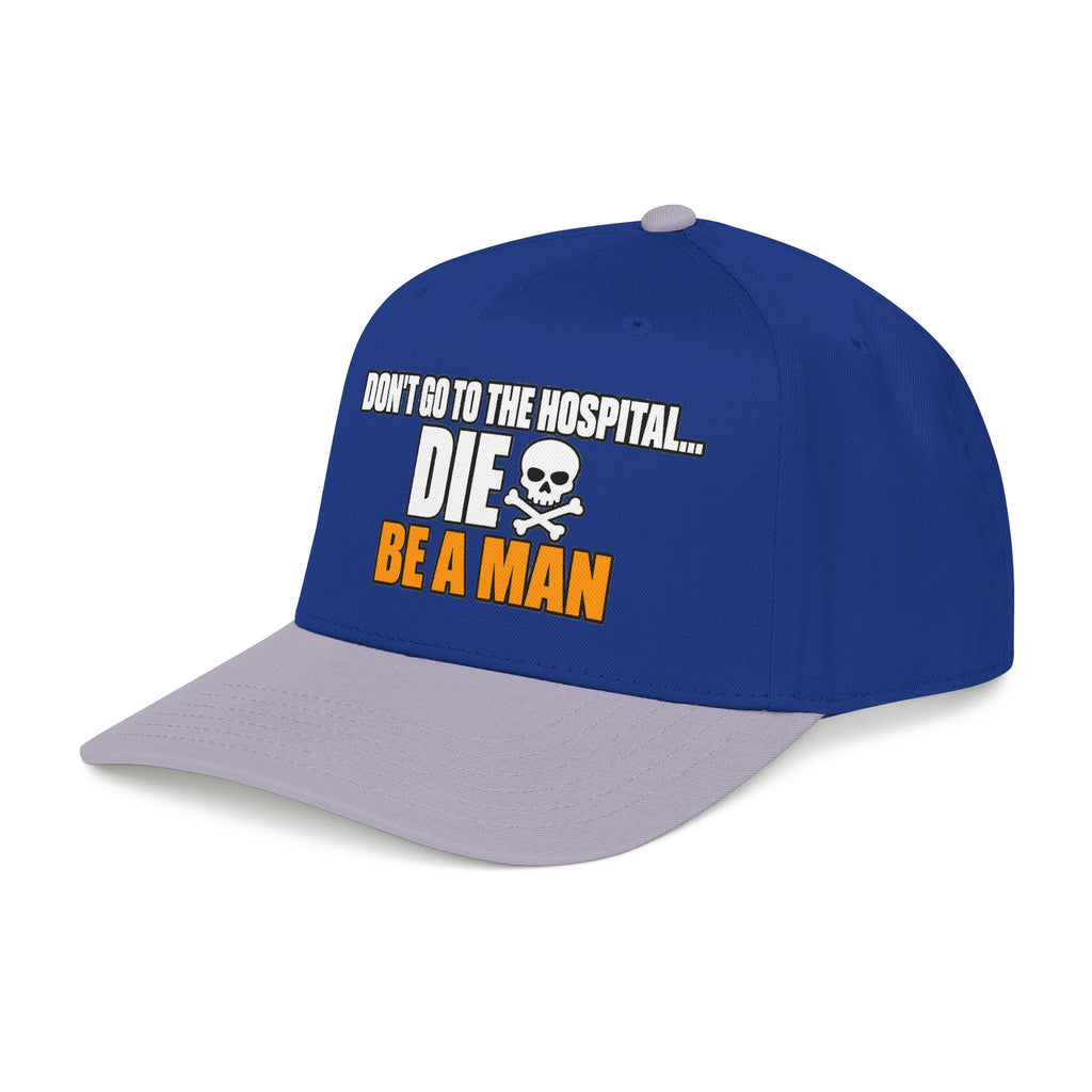 Dont Go to the Hospital - White Outlined - OTTO Baseball Hat
