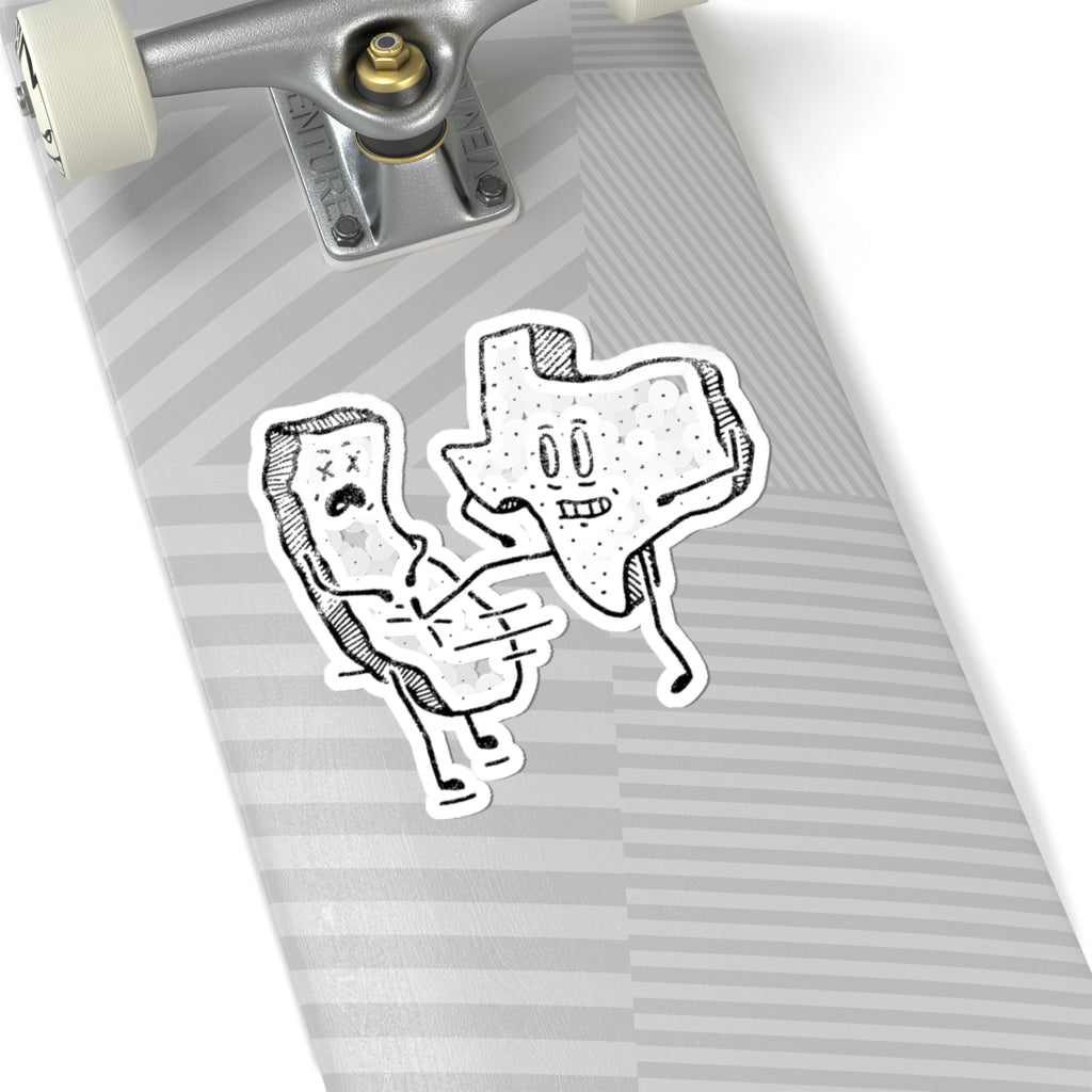 Texas v California - Kiss-Cut Sticker