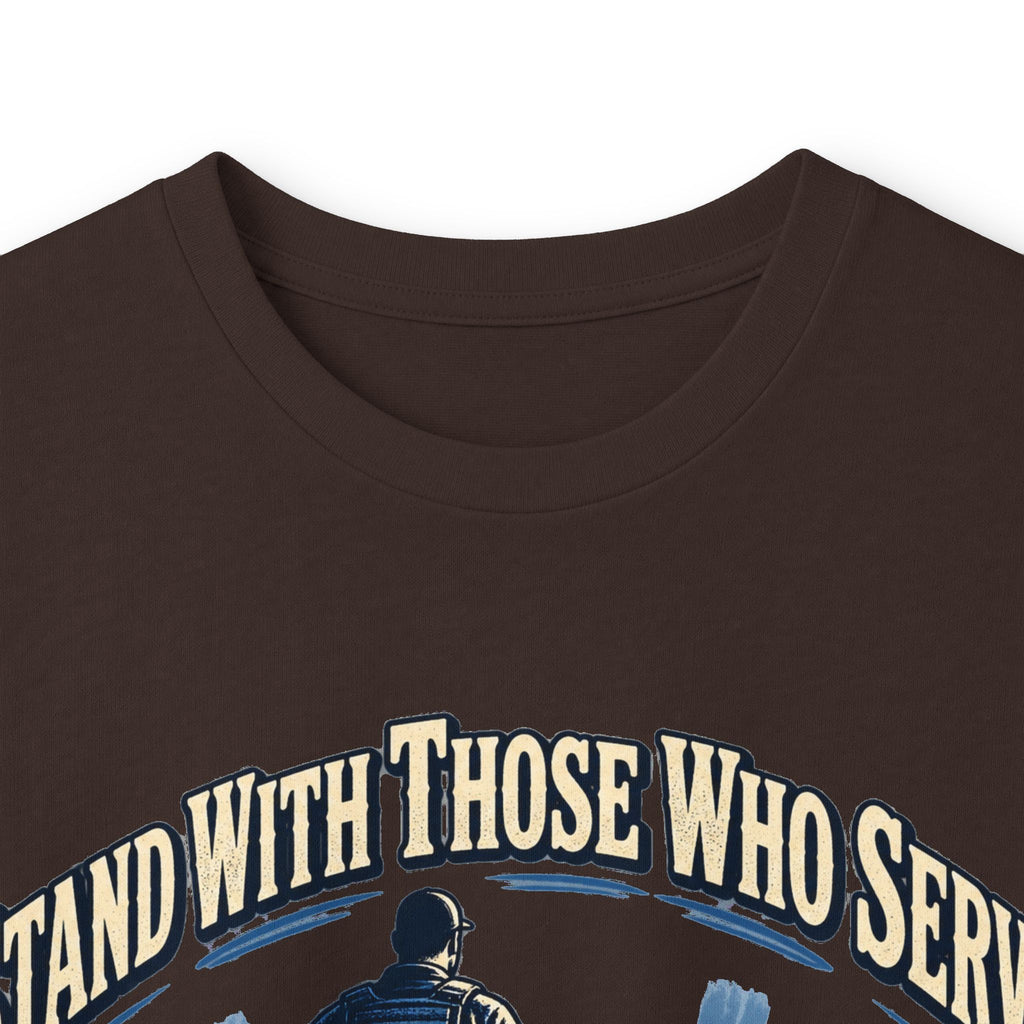 Stand With Those Who Serve Police K9 - Unisex Ultra Cotton Long Sleeve Tee