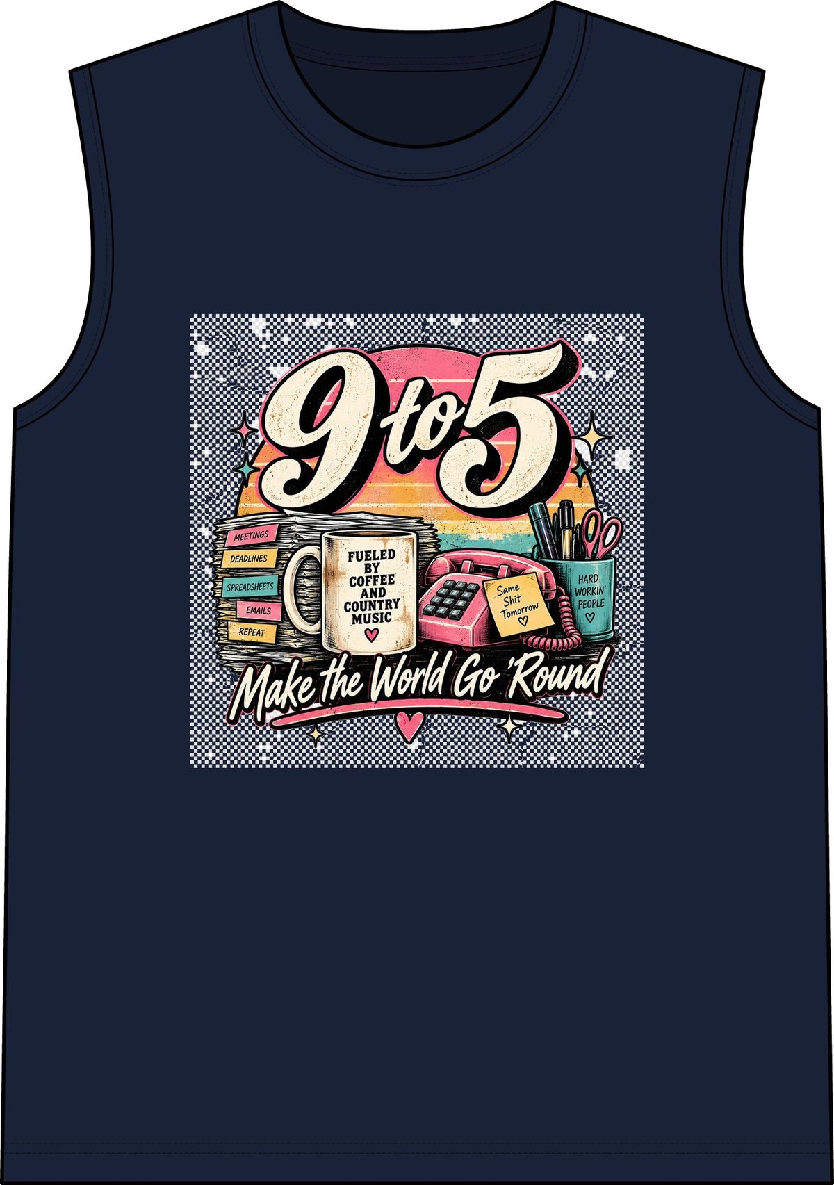9to5 Make the World Go Round - Classic Tank