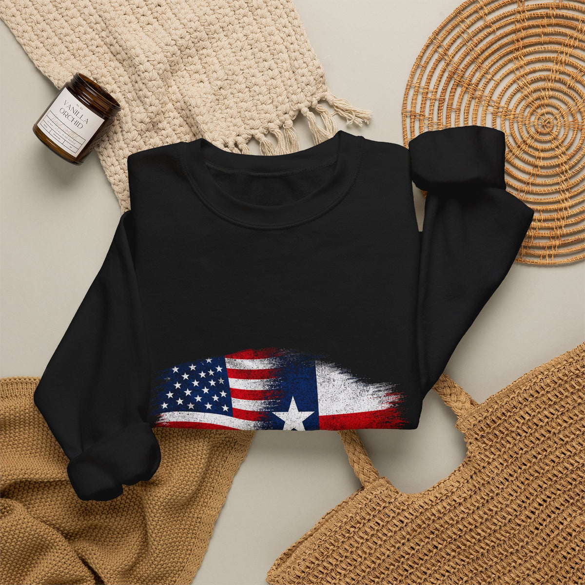 American by Birth, Texan by Choice - Crewneck Sweatshirt