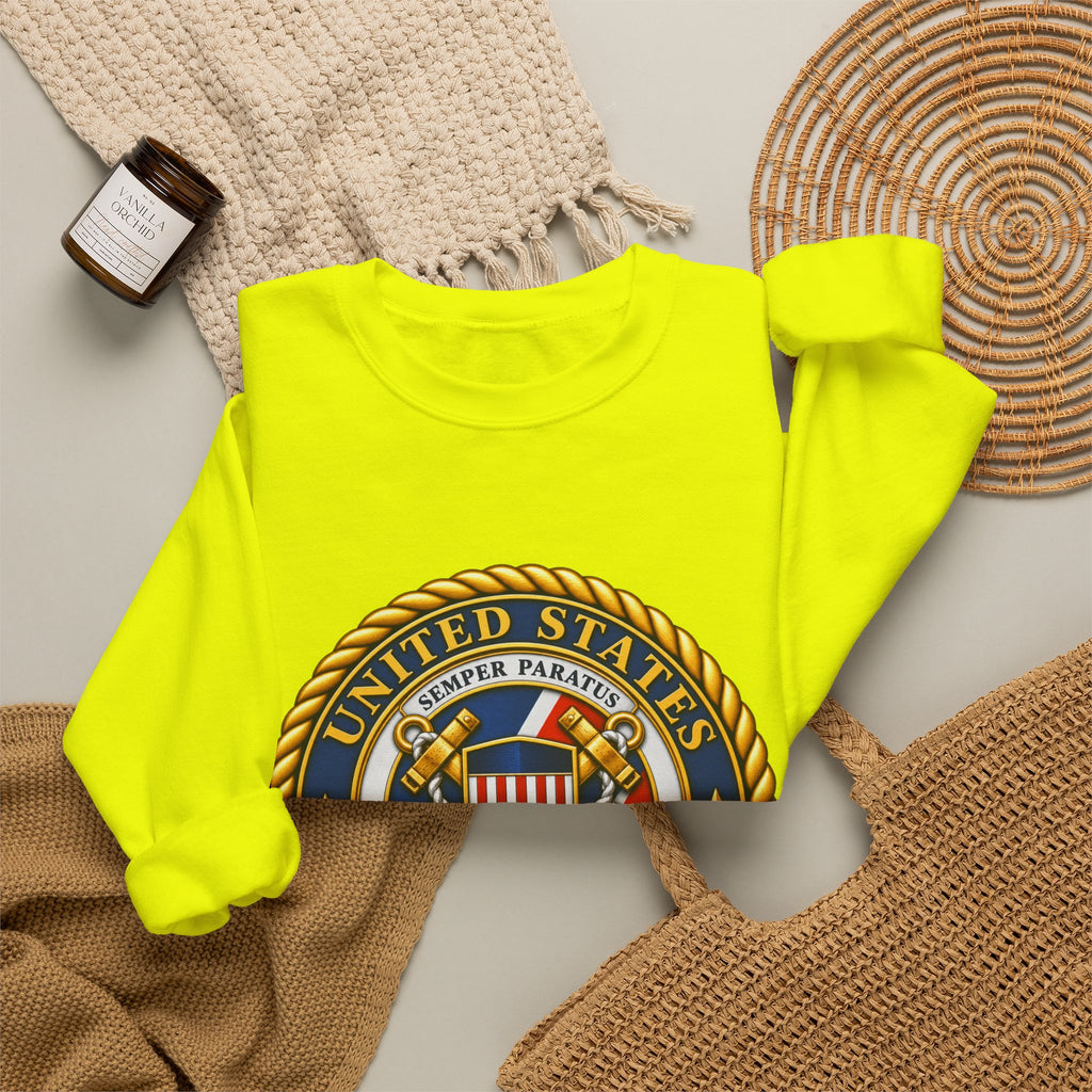 U.S. Coast Guard Emblem - Crewneck Sweatshirt