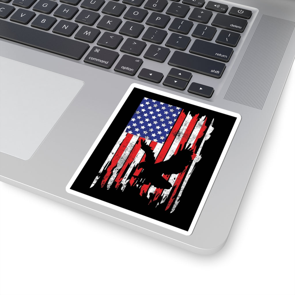 Old Glory Eagle - Kiss-Cut Sticker