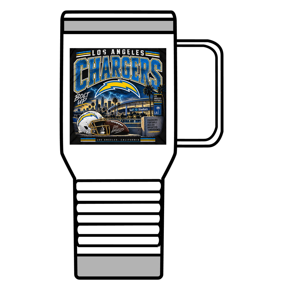 Los Angeles Chargers Bolt Up - 20oz Insulated Mug