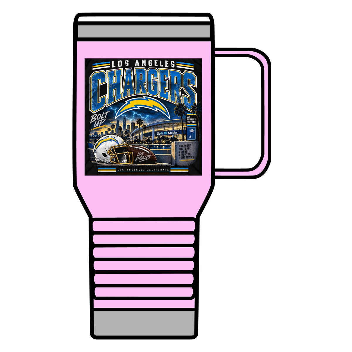 Los Angeles Chargers Bolt Up - 20oz Insulated Mug