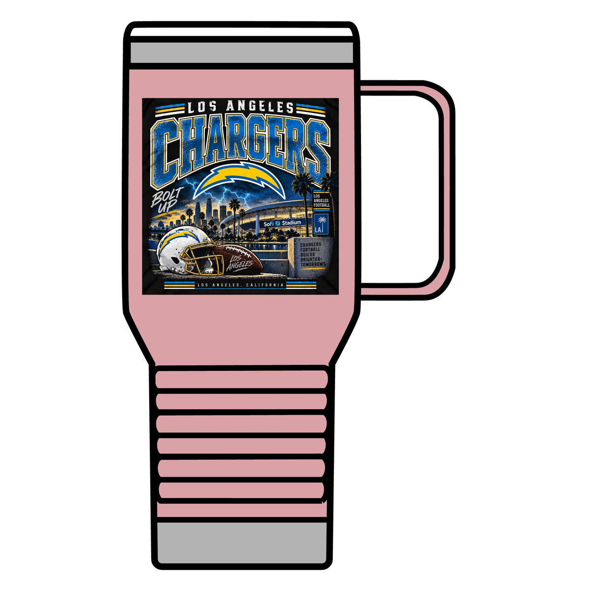 Los Angeles Chargers Bolt Up - 20oz Insulated Mug