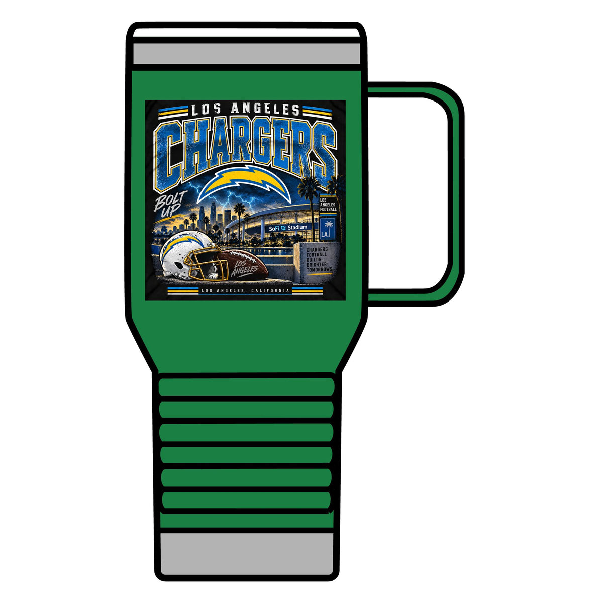Los Angeles Chargers Bolt Up - 20oz Insulated Mug