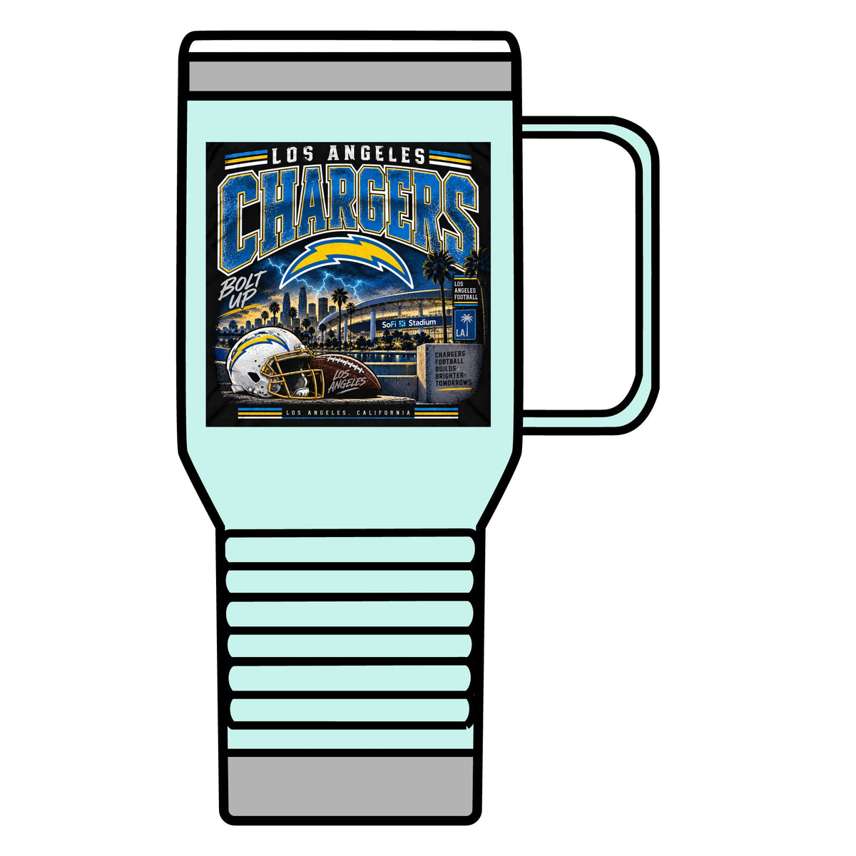 Los Angeles Chargers Bolt Up - 20oz Insulated Mug