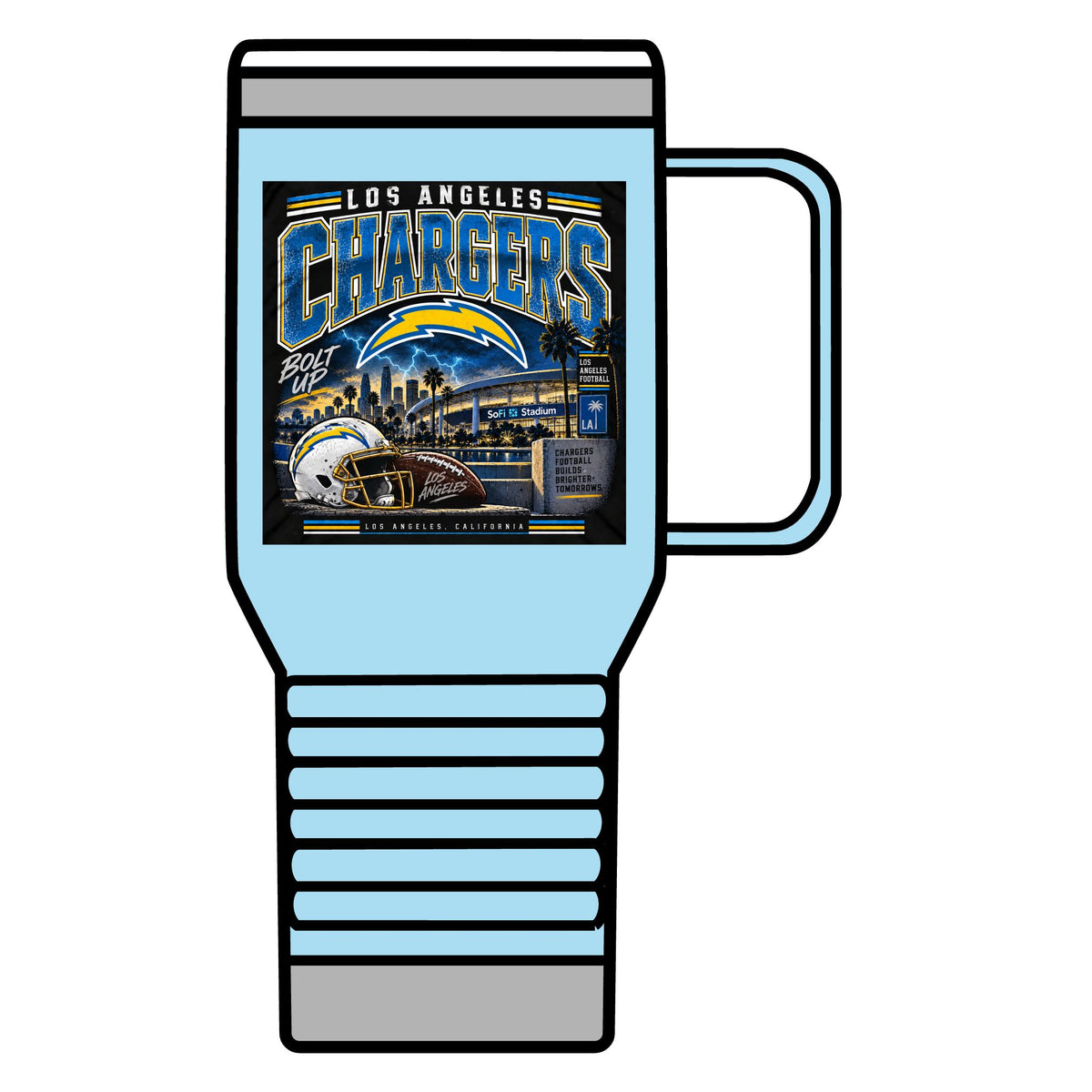 Los Angeles Chargers Bolt Up - 20oz Insulated Mug