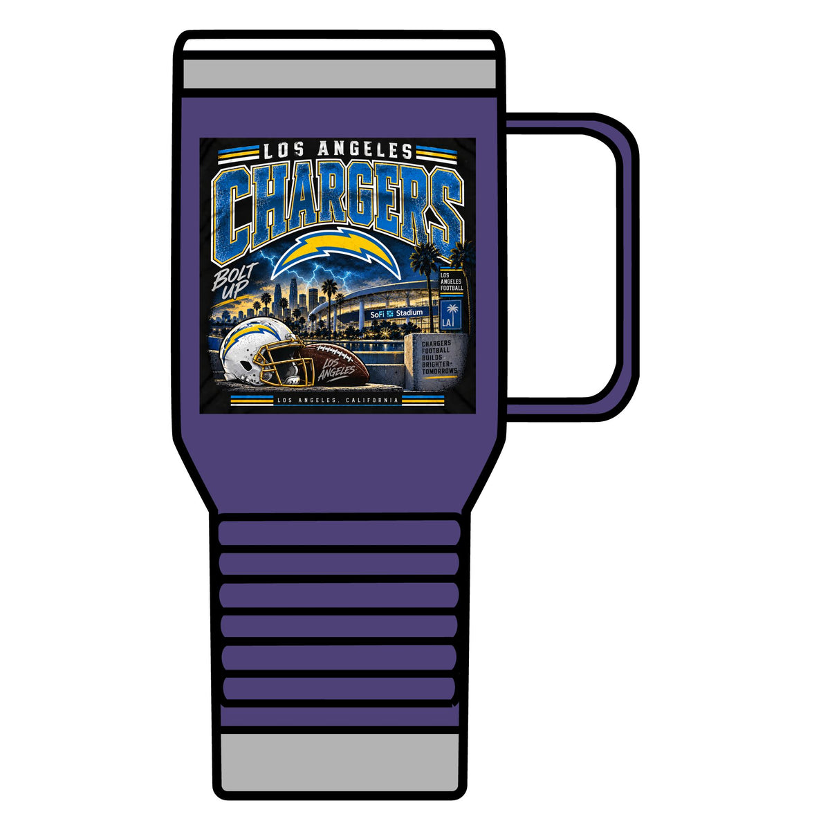 Los Angeles Chargers Bolt Up - 20oz Insulated Mug