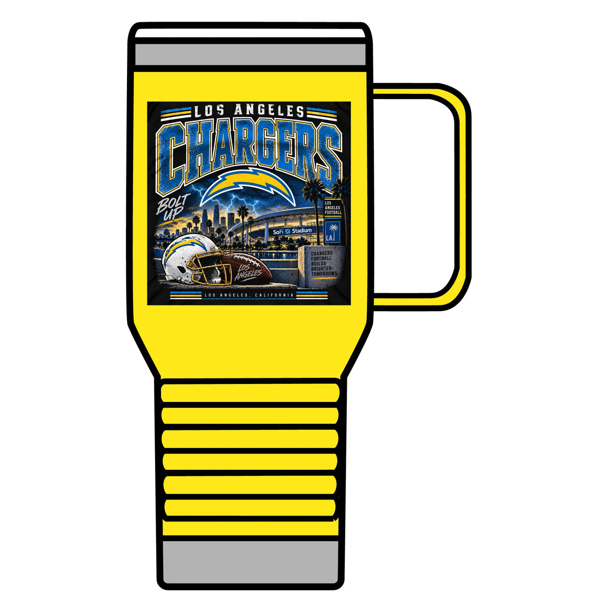 Los Angeles Chargers Bolt Up - 20oz Insulated Mug
