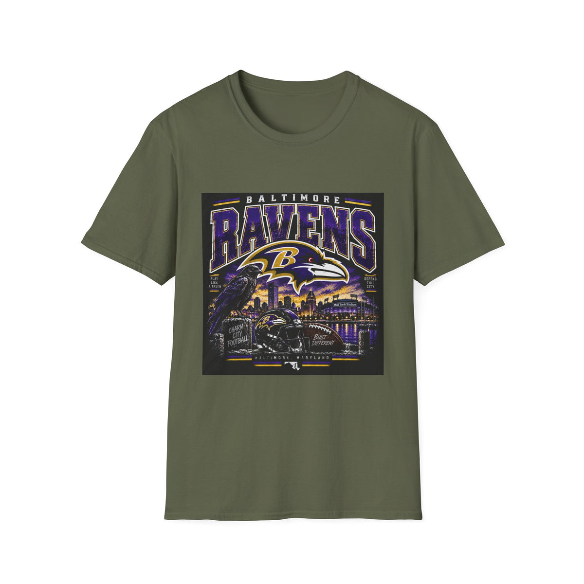 Baltimore Ravens Skyline Tee - Classic Tee