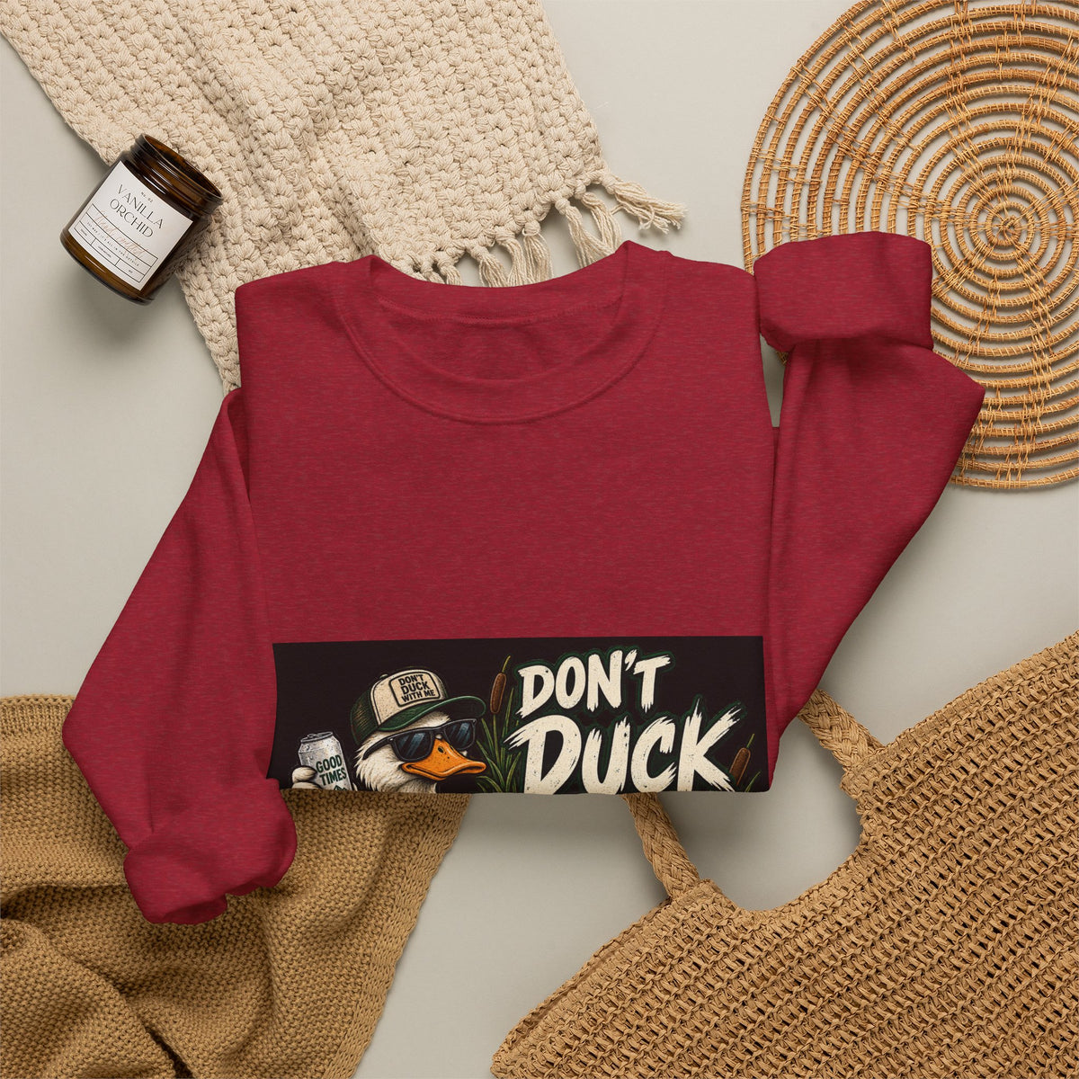 Duck With Me Camo - Crewneck Sweatshirt